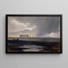 Les temples de Paestum sous la pluie - Johann Jakob Frey — framed artwork on a wall