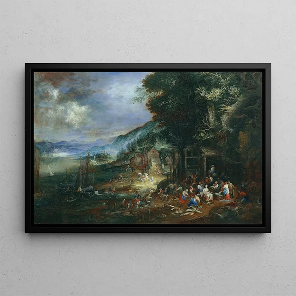 L'Eau - Johann Jakob Hartmann — framed artwork on a wall