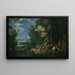 La Terre - Johann Jakob Hartmann — framed artwork on a wall