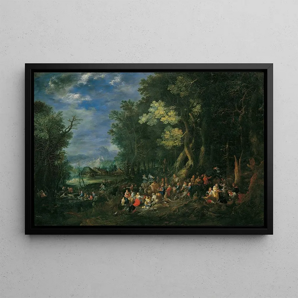 La Terre - Johann Jakob Hartmann — framed artwork on a wall