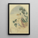 an angel guardian guiding a child over a precipice - Johann Jakob Jung — framed artwork on a wall