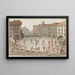 Danse festive des coléoptères in Bern - Johann Jakob Lutz — framed artwork on a wall