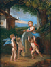Putti sharpening Cupid's arrow - Johann Jakob Metzler — artwork view