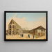 Cour de caserne dans l'ancien monastère de Klingental à Bâle - Johann Jakob Schneider — framed artwork on a wall
