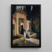 Viviane at Merlin's tomb - Johann Jakob Schneider — framed artwork on a wall