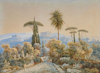 View of the Roman Forum - Johann Jakob Wolfensberger — artwork view