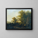 Exit from the Forest - Johann Josef Schindler — framed artwork on a wall