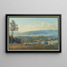 View of the city of Brienz in the canton of Bern - Johann Joseph Hartmann — framed artwork on a wall
