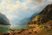 Storm imminent on Lake Brienz - Johann Joseph Jansen — artwork view