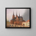 Cathedral of Roskilde - Johann Karl Schultz — framed artwork on a wall