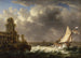 Rivage with turbulent waters - Johann Kaspar Huber — artwork view