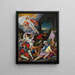 The Resurrection of Christ - Johann König — framed artwork on a wall