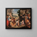 Saint Thomas the Apostle baptizing the Indo-Parthian king Gudnaphar - Johann König — framed artwork on a wall