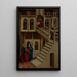 Johann Koerbecke - Presentation of the Virgin Mary in the Temple Altar Panel from Marienfeld.webp