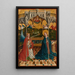 The Annunciation - Johann Koerbecke — framed artwork on a wall