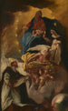Saint Dominic Receiving the Rosary of Mary - Johann Konrad Wengner — artwork view