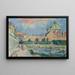 Study of the Belvedere - Johann Lauer — framed artwork on a wall
