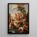 The Sermon of Saint John the Baptist - Johann Lucas Kracker — framed artwork on a wall