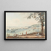Ksertz near Bern - Johann Ludwig Aberli — framed artwork on a wall