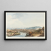 The city of Bern on the north side - Johann Ludwig Aberli — framed artwork on a wall