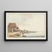 Morat - Johann Ludwig Aberli — framed artwork on a wall