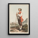 Peasant of the Bernese Surroundings - Johann Ludwig Aberli — framed artwork on a wall