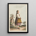 Peasant Painting of lrgw - Johann Ludwig Aberli — framed artwork on a wall