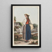 Country Scene Painting from the Bern area - Johann Ludwig Aberli — framed artwork on a wall