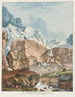 A Part of the Glacières du Grindelwald - Johann Ludwig Aberli — artwork view