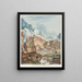 A Part of the Glacières du Grindelwald - Johann Ludwig Aberli — framed artwork on a wall