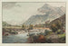 View of Wimmis Castle and Surroundings - Johann Ludwig Aberli — artwork view