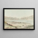 View of Vevay - Johann Ludwig Aberli — framed artwork on a wall