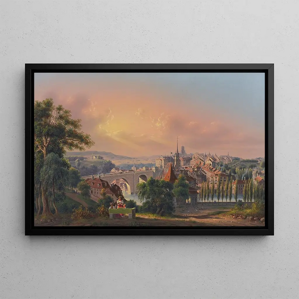 Berne - Johann Ludwig Bleuler — framed artwork on a wall