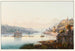 View of Caub from the Pfalz of the ruins of Schoenberg and Gutenfels - Johann Ludwig Bleuler — artwork view