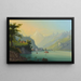 Vue de Flüelen vers le Bristenstock - Johann Ludwig Bleuler — framed artwork on a wall