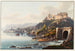 Vue de St. Goar et de la ruine de Rheinfels vers le rocher de Loreley - Johann Ludwig Bleuler — artwork view