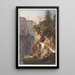 View of the lost gallery coming from Thusis - Johann Ludwig Bleuler — framed artwork on a wall