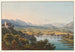 View of Werdenberg Castle and the Rhine Valley - Johann Ludwig Bleuler — artwork view