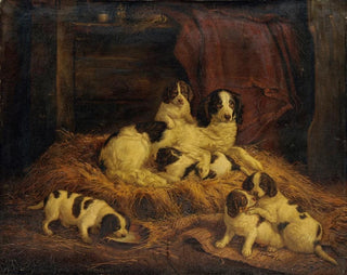 Family of Dogs - Johann Ludwig Burckhardt — artwork view