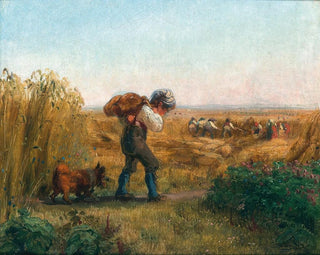 a boy on the way to the field - Johann Matthias Ranftl — artwork view