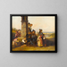 A Corpus Christi procession - Johann Matthias Ranftl — framed artwork on a wall