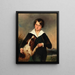 Good friends - Johann Matthias Ranftl — framed artwork on a wall