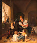 In the Nativity Scene - Johann Matthias Ranftl — artwork view
