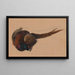 Study of a dead pheasant - Johann Matthias Ranftl — framed artwork on a wall