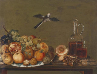 Still life with figs and apples - Johann Matthias Wurzer — artwork view