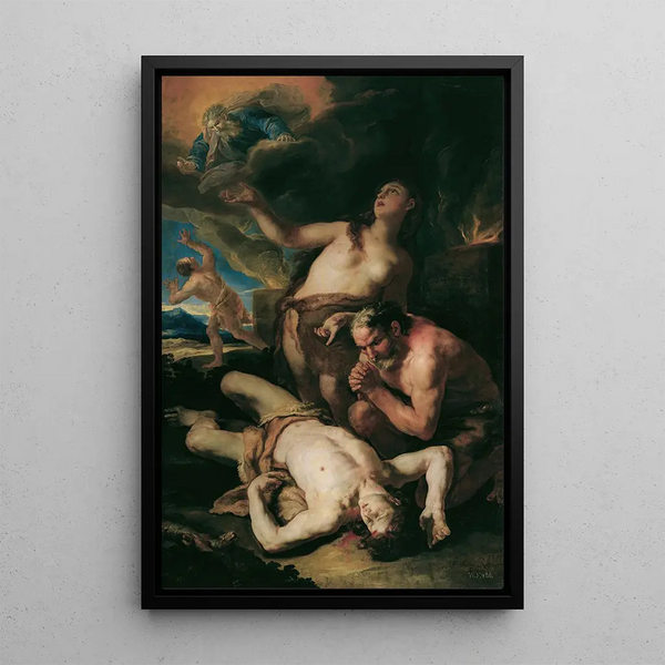 Lamentation sur Abel - Johann Michael Rottmayr — framed artwork on a wall