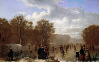 Ice Skating on the Wissahickon - Johann Mongels Culverhouse — artwork view
