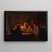 Tavern Scene - Johann Mongels Culverhouse — framed artwork on a wall