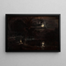 Papyrus sur la rivière Anapo à Syracuse - Johann Moritz Rugendas — framed artwork on a wall