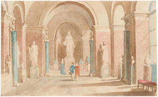 Salle antique au Louvre à Paris - Johann Nepomuk Ender — artwork view